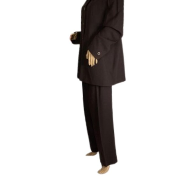 The Work Connection Brown Wool Suit Set - Picture 5 of 13